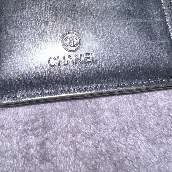 Chanel Vintage Black and White Quilted Wallet Luxurious Design - Picture 11 of 16